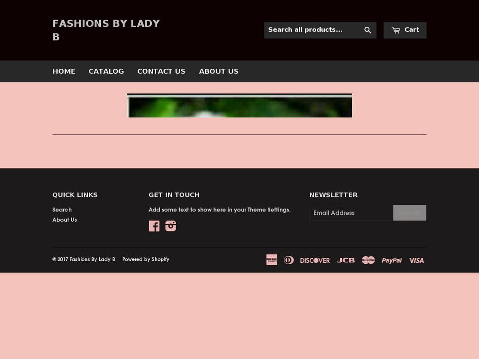 fashionsbyladyb.com shopify website screenshot