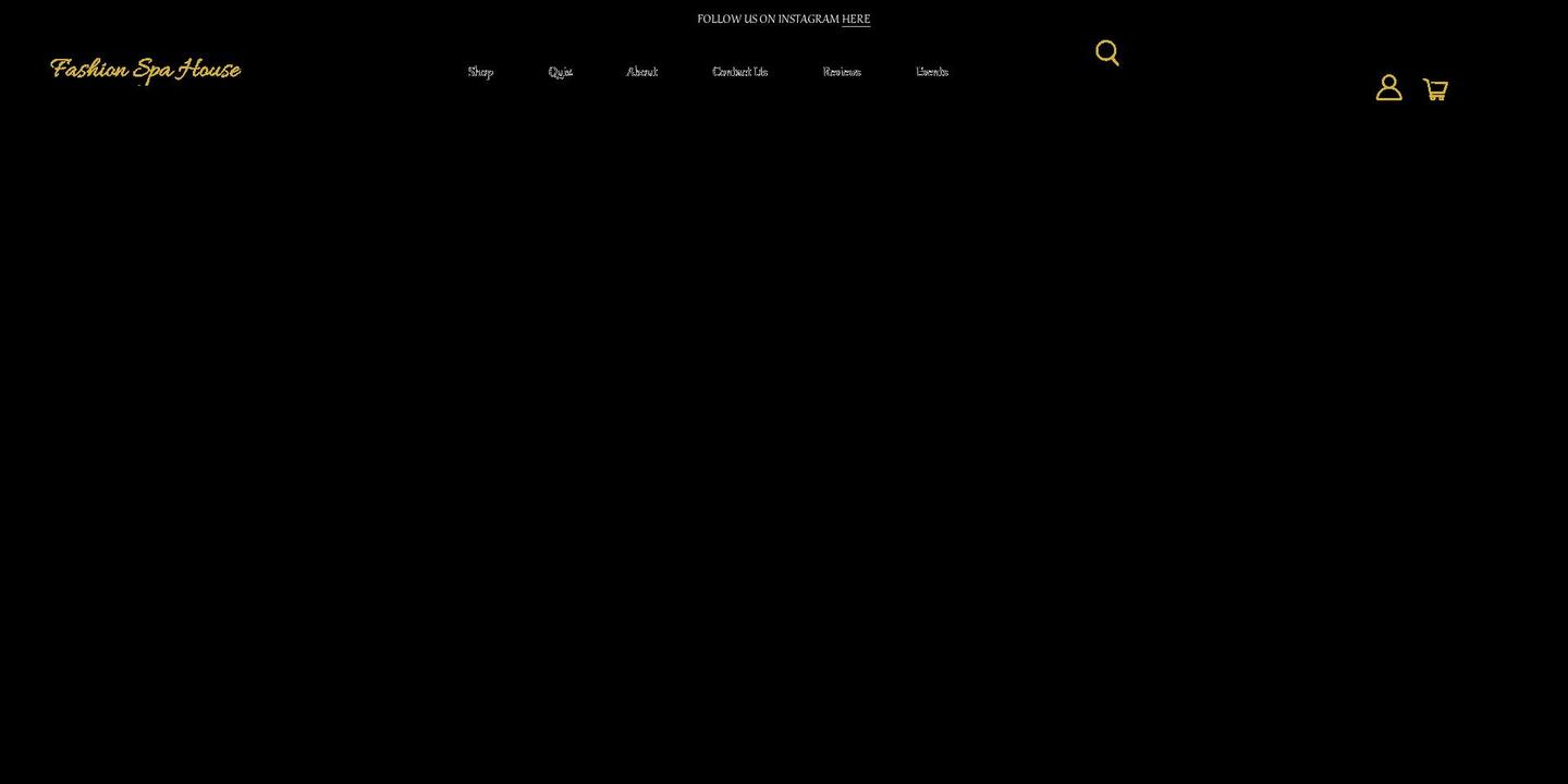fashionspahouse.com shopify website screenshot