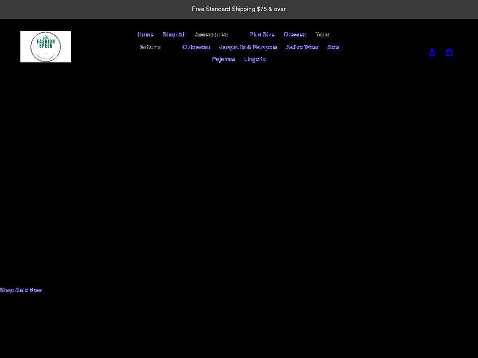 fashionspeed.club shopify website screenshot