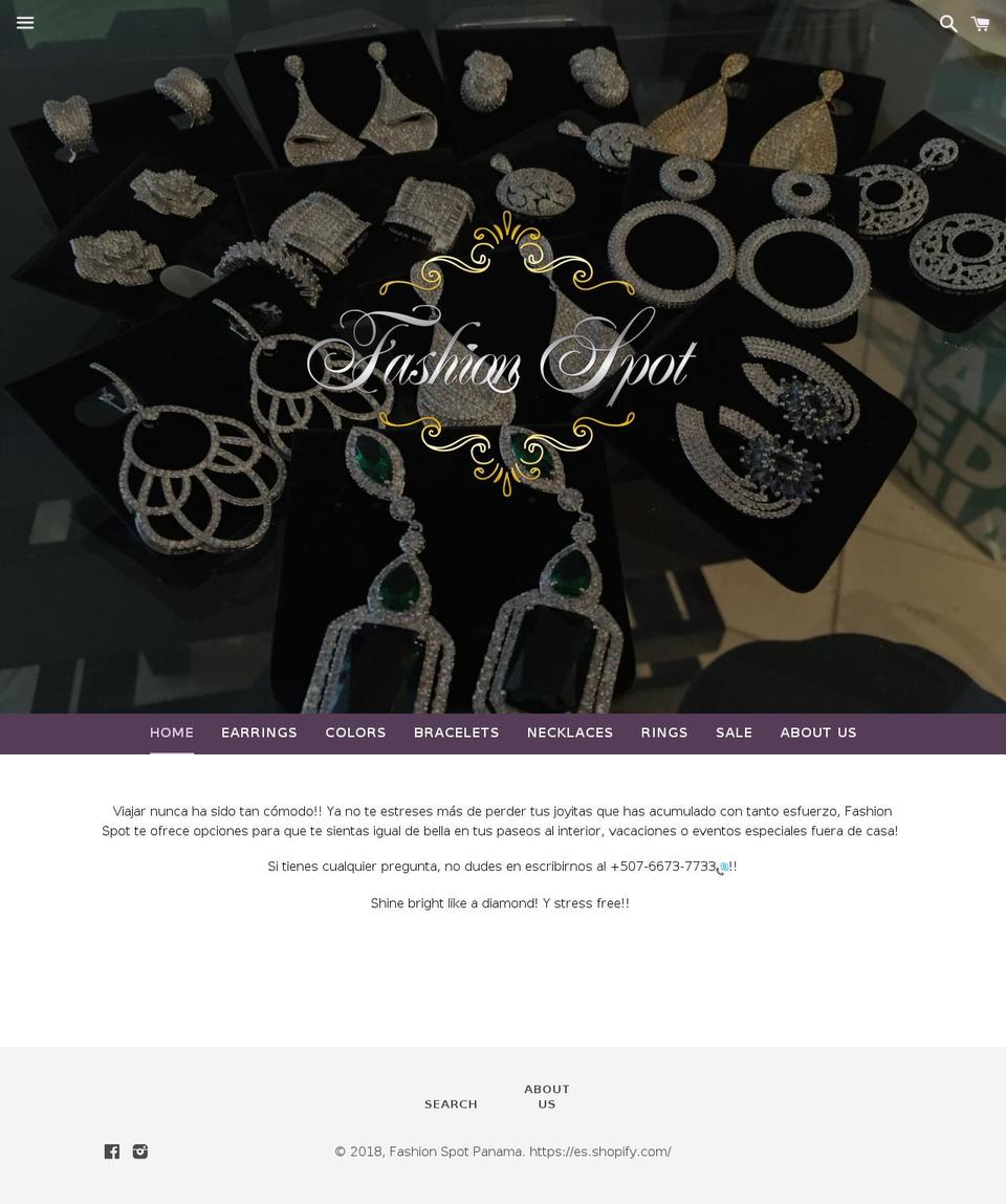 fashionspotpty.com — Shopify storefront screenshot