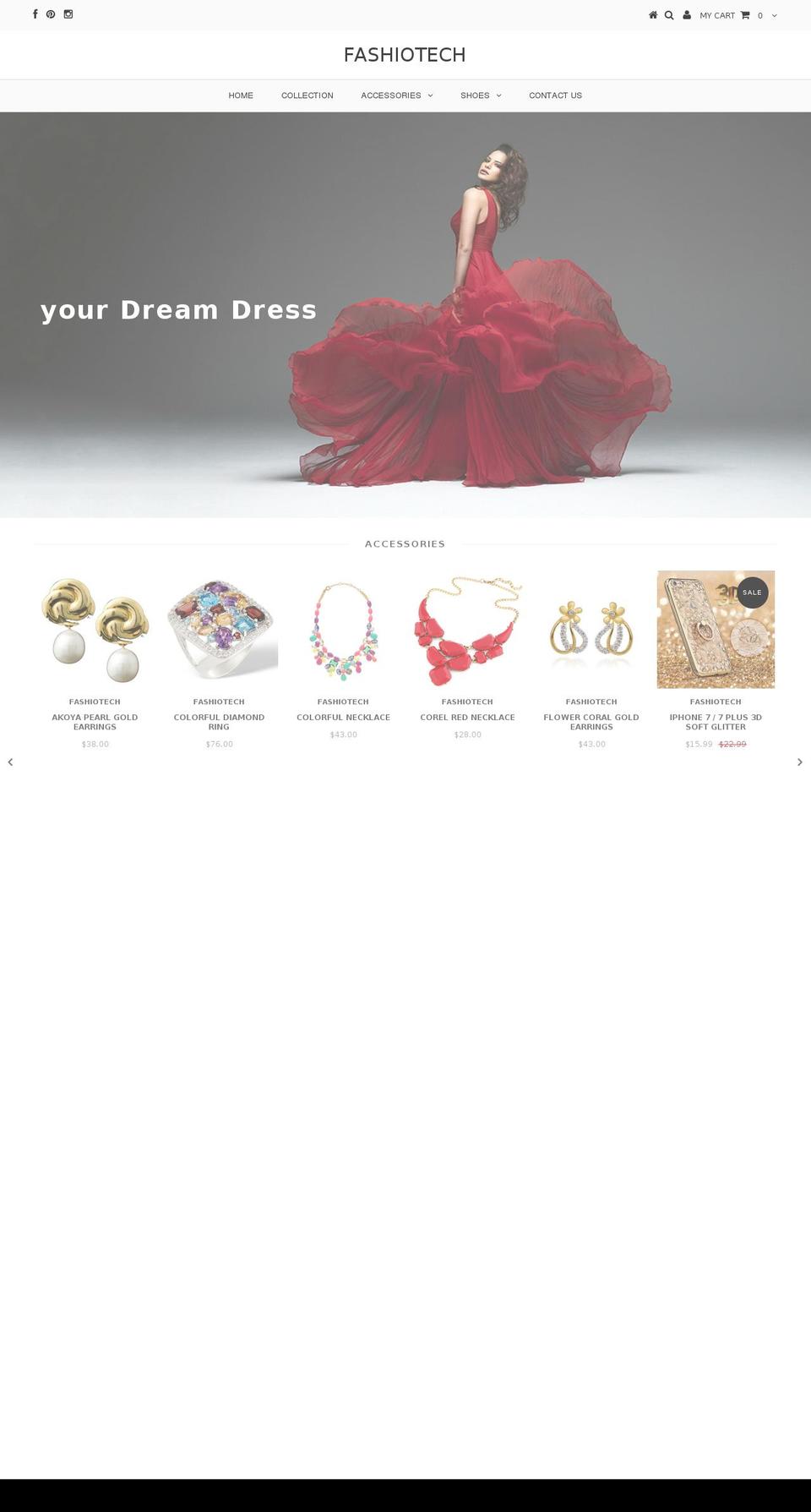 fashiotech.com shopify website screenshot