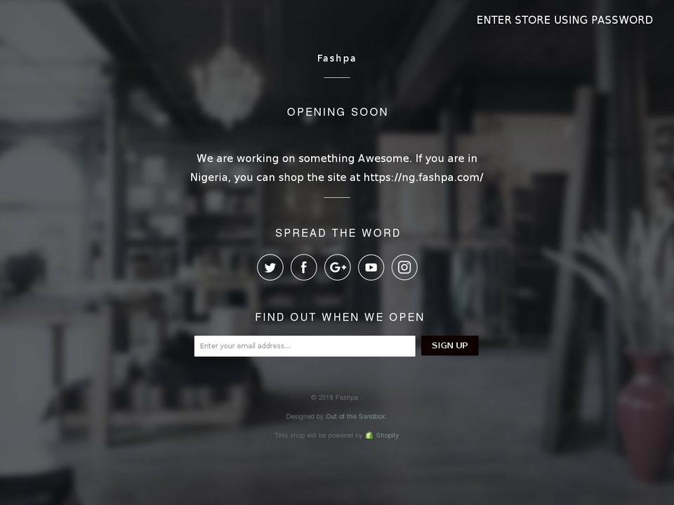 fashpa.com shopify website screenshot
