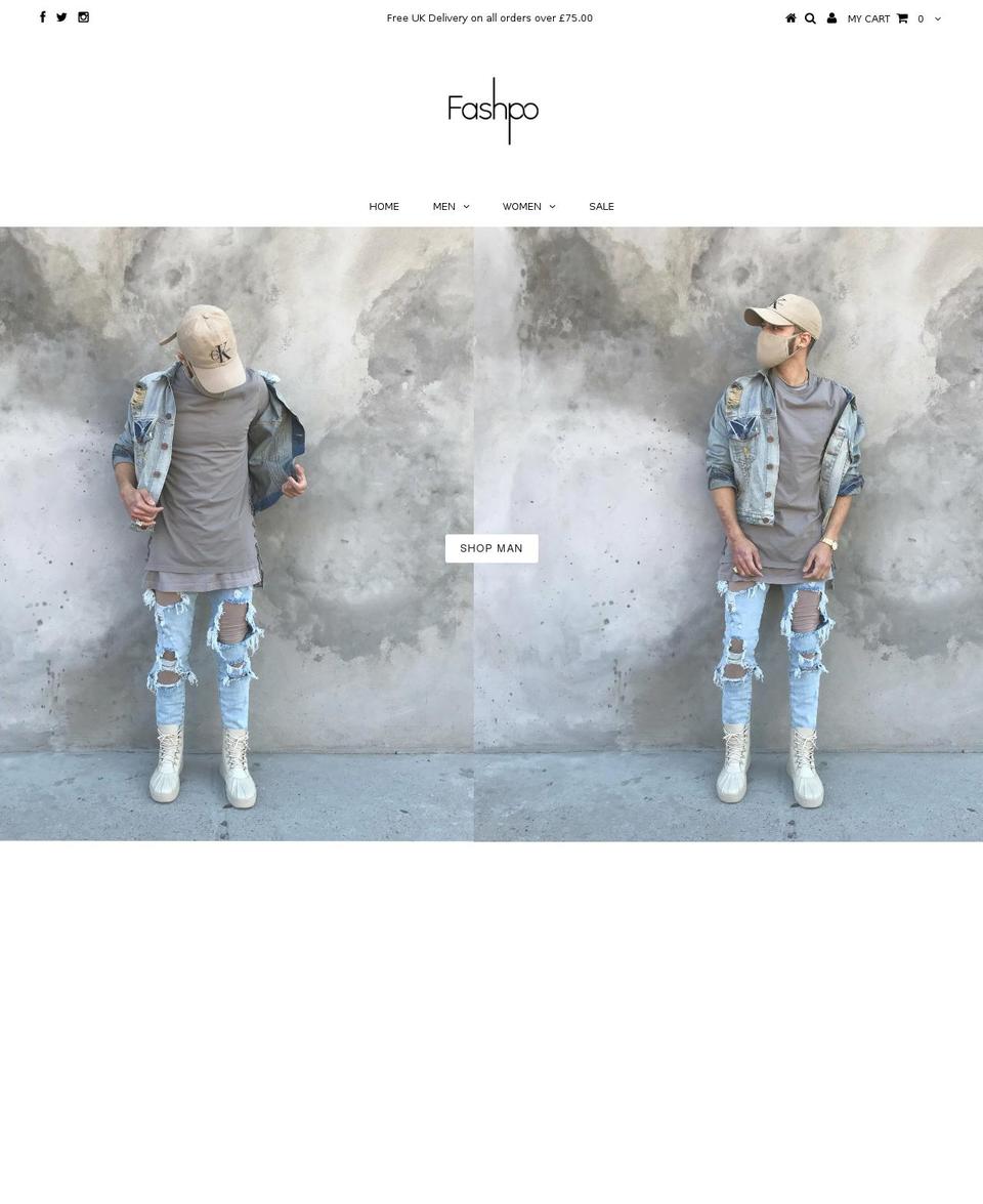 fashpo.com shopify website screenshot