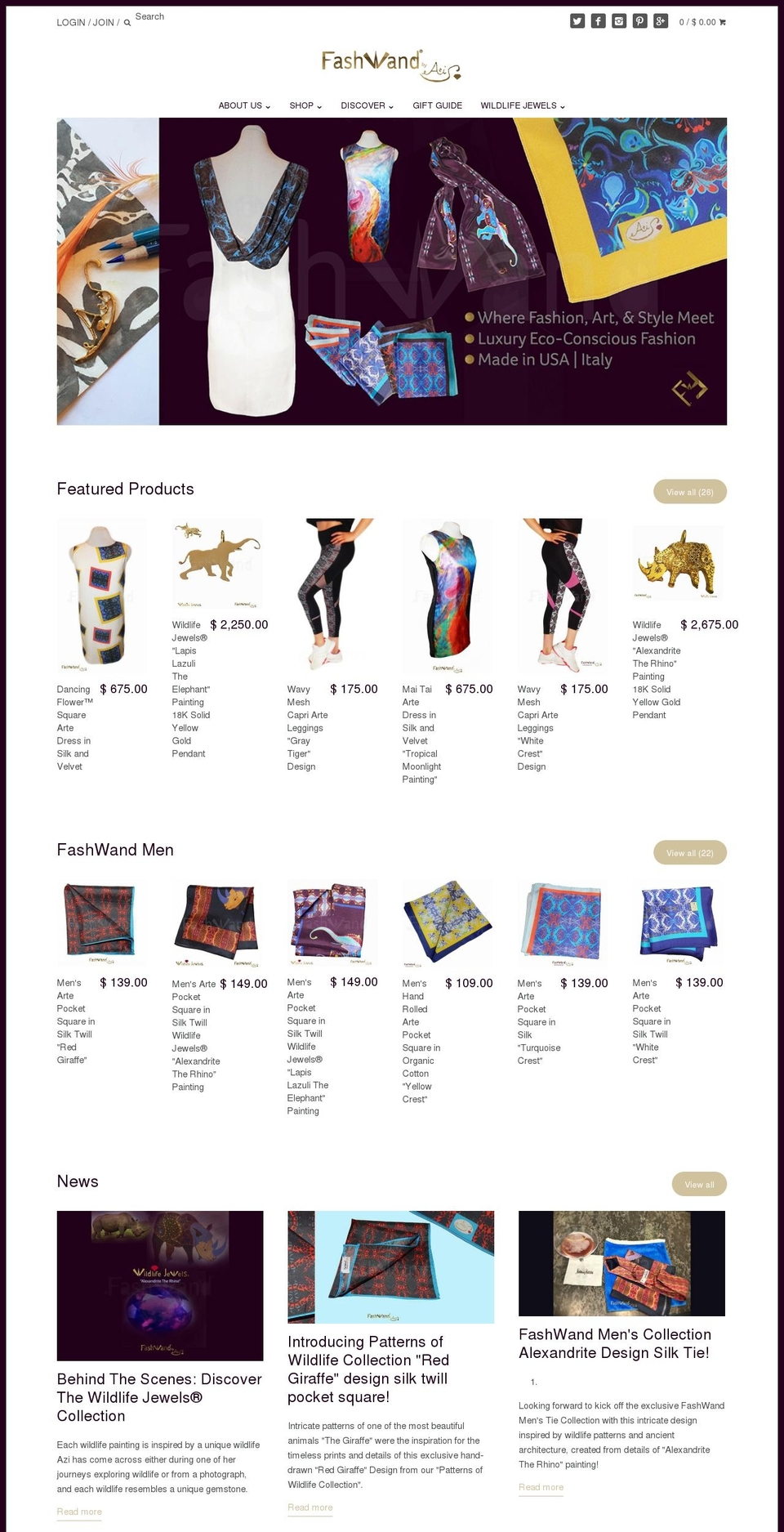 Wokiee Shopify theme site example fashwand.com