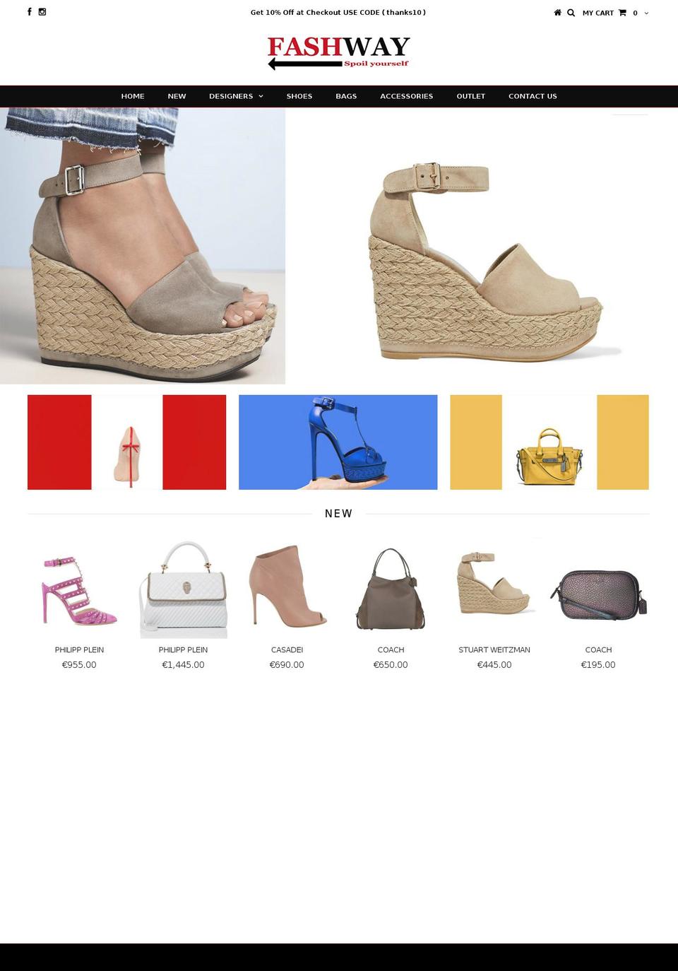 fashway.net shopify website screenshot