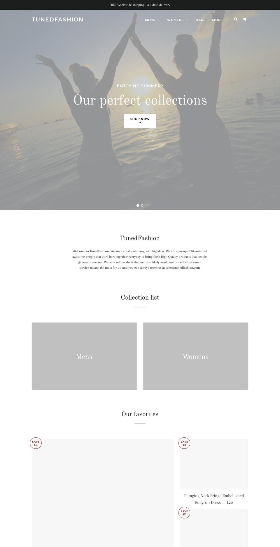 fasionfreak.com — Shopify storefront screenshot