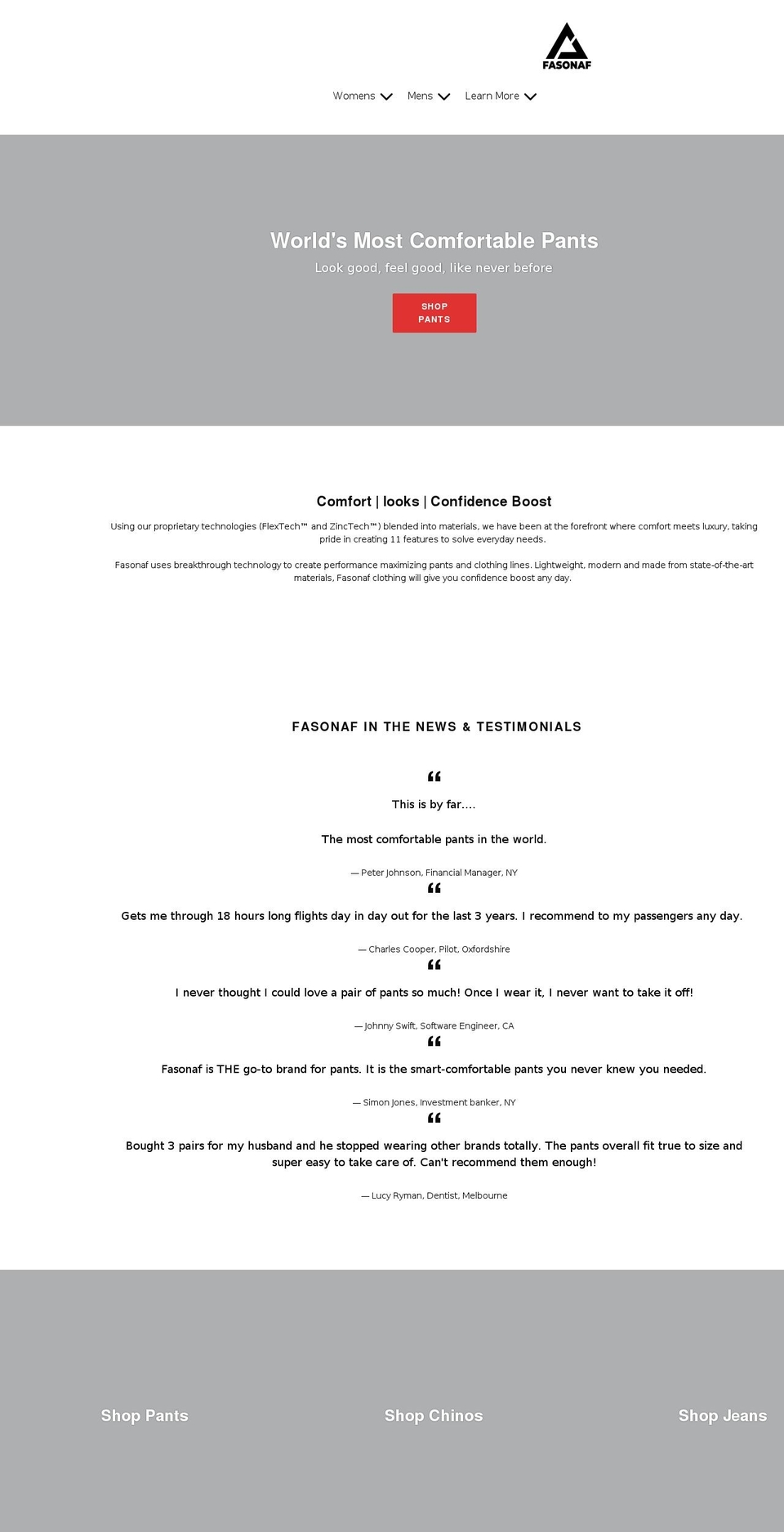 fasonaf.com shopify website screenshot