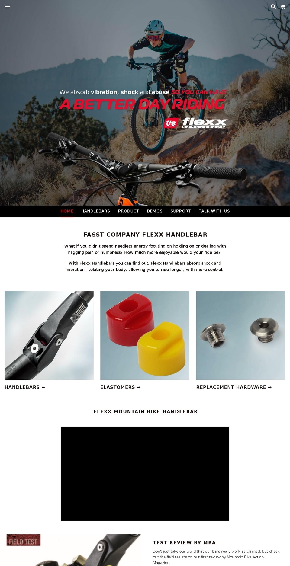 fasstmtb.com shopify website screenshot