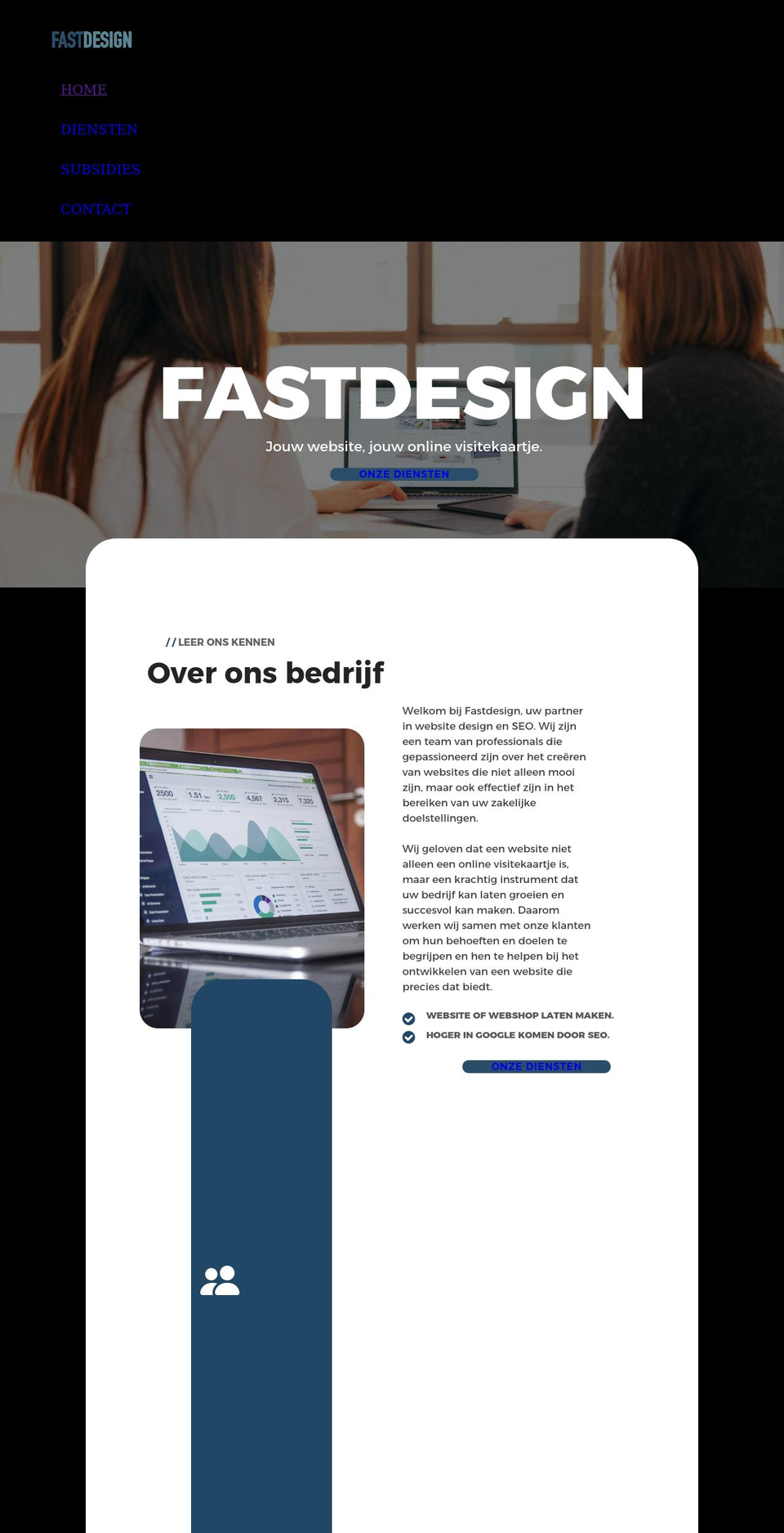fast-design.nl shopify website screenshot