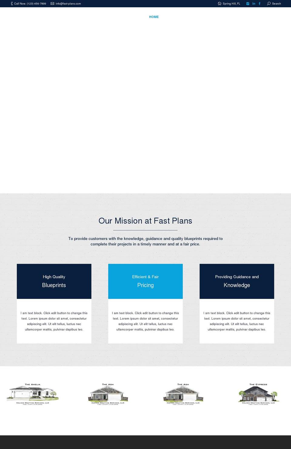 fast-plans.com shopify website screenshot