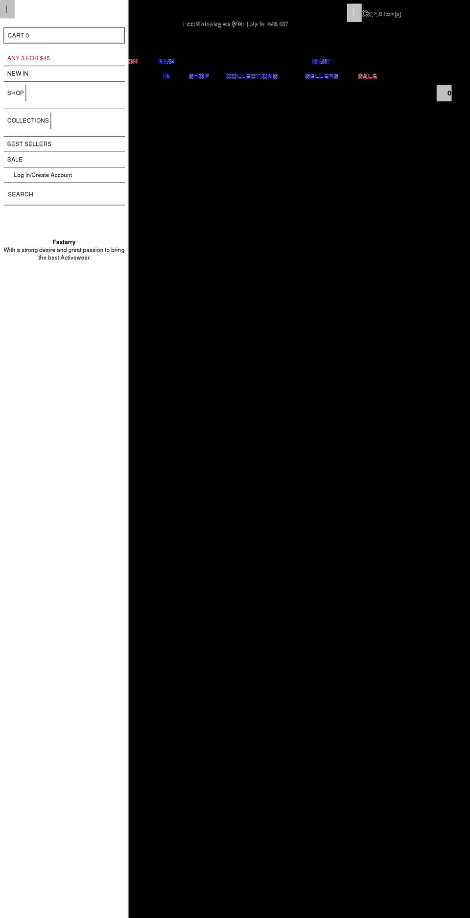 fastarry.com shopify website screenshot