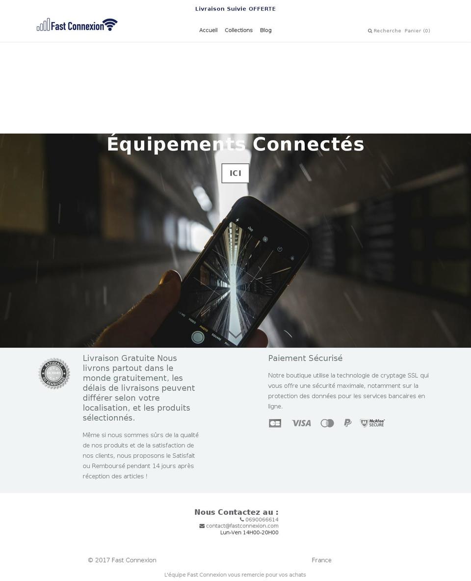 fastconnexion.com — Shopify storefront screenshot