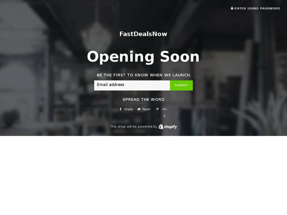 fastdealsnow.com — Shopify storefront screenshot