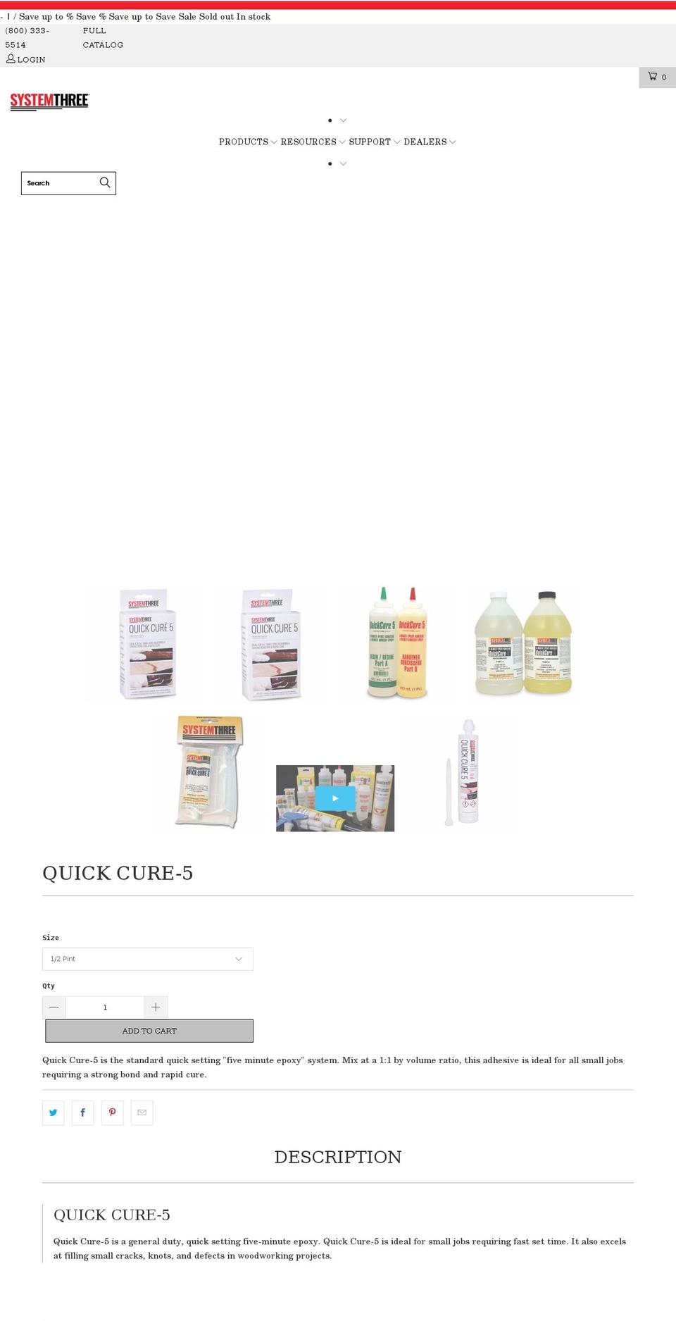 fastepoxy.com — Shopify storefront screenshot