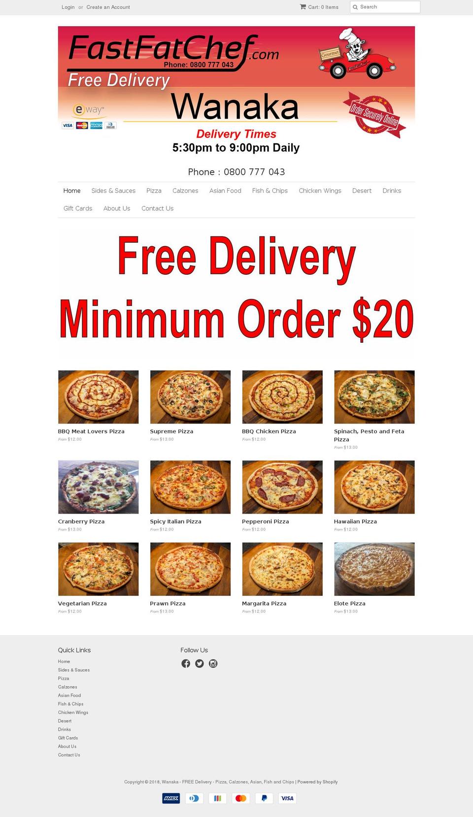 fastfatchef.com — Shopify storefront screenshot