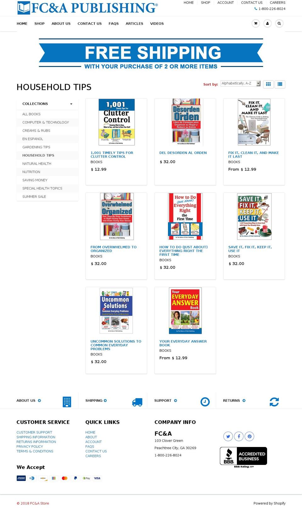 fastfixessimplesolutions.com — Shopify storefront screenshot