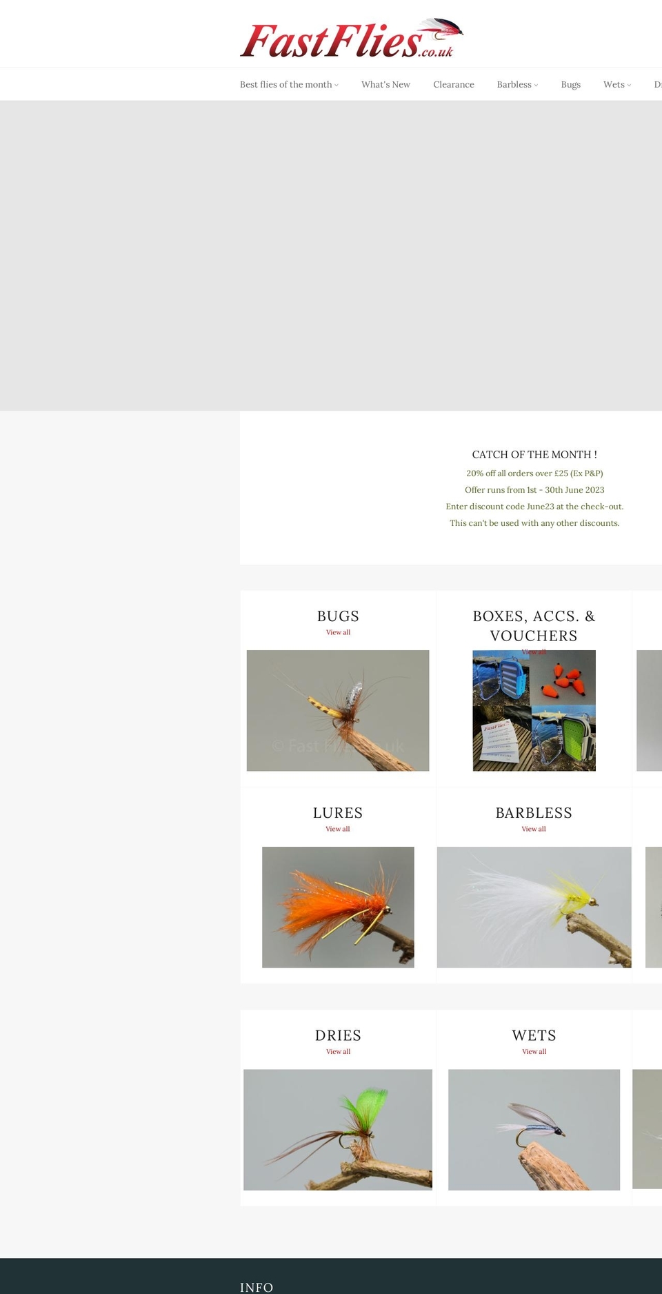 fastflies.co.uk shopify website screenshot