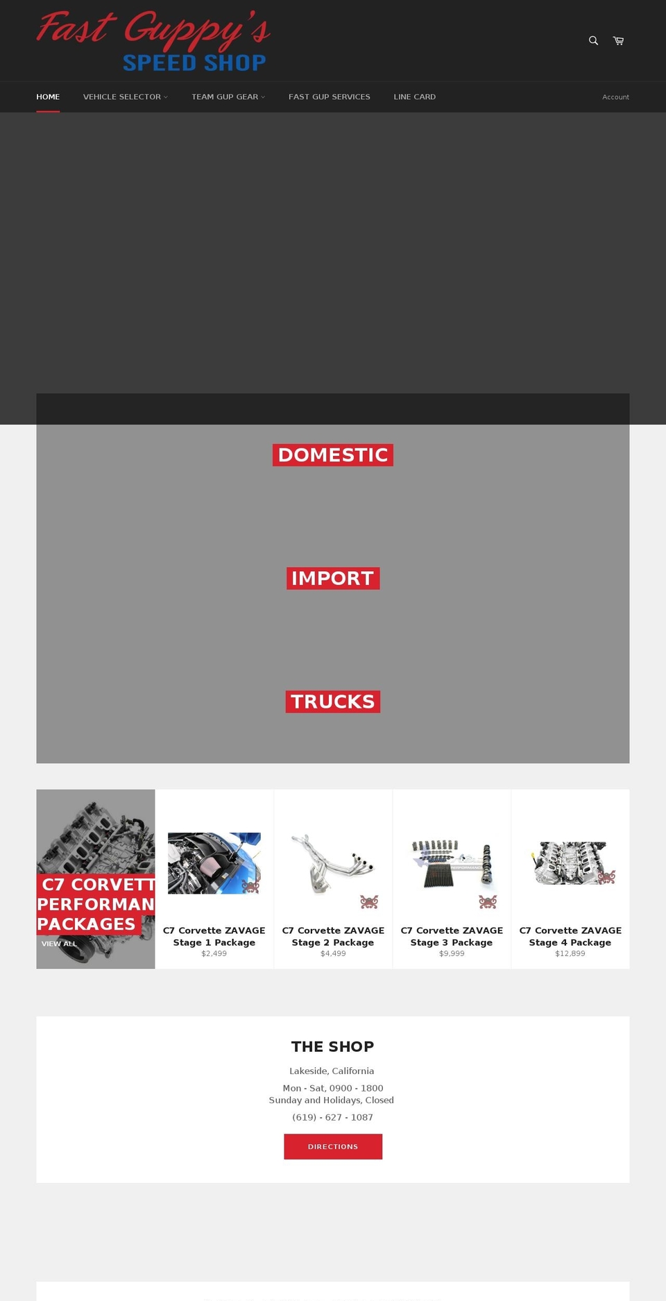 fastguppys.com shopify website screenshot