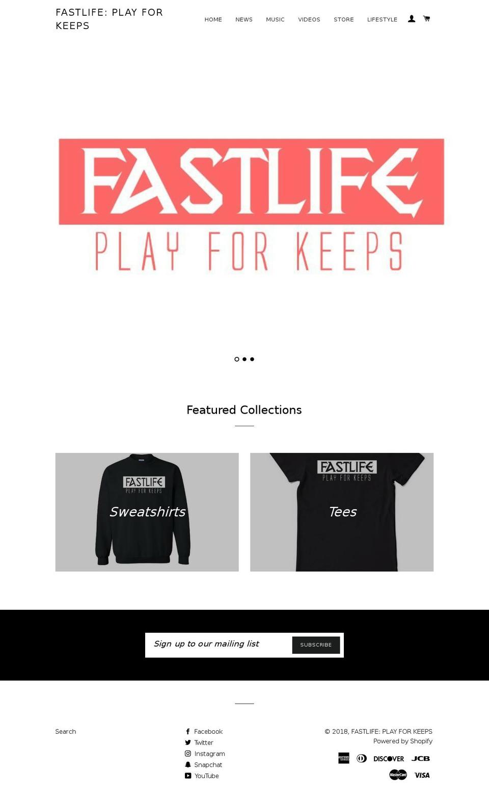fastlifepfk.com shopify website screenshot