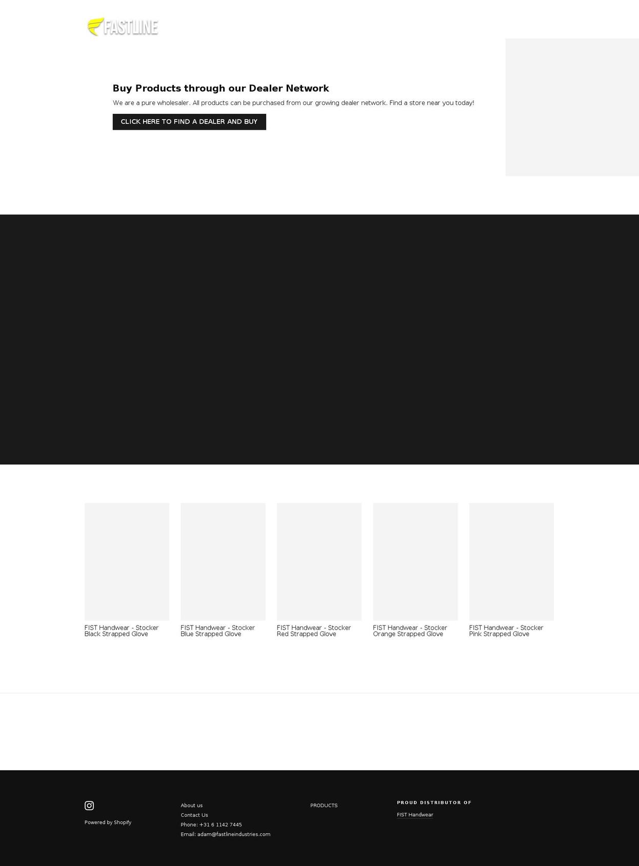 fastlineindustries.com — Shopify storefront screenshot