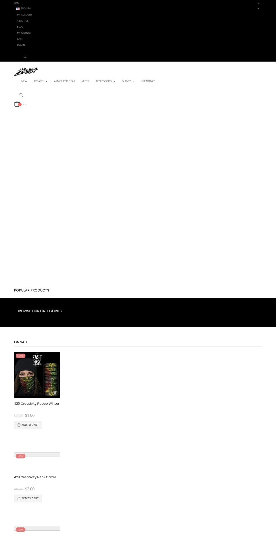 fastmask.com shopify website screenshot