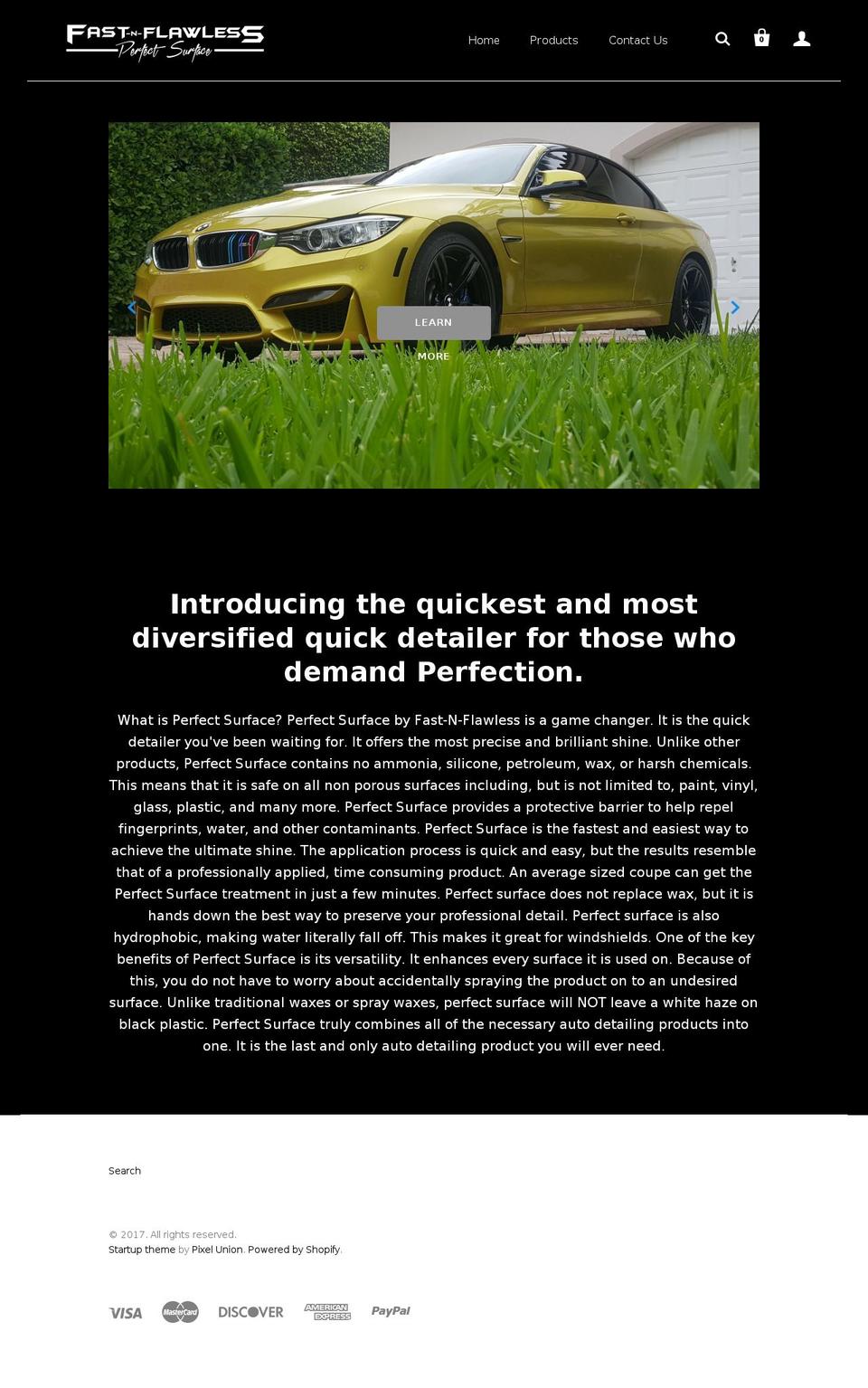 fastnflawless.com shopify website screenshot