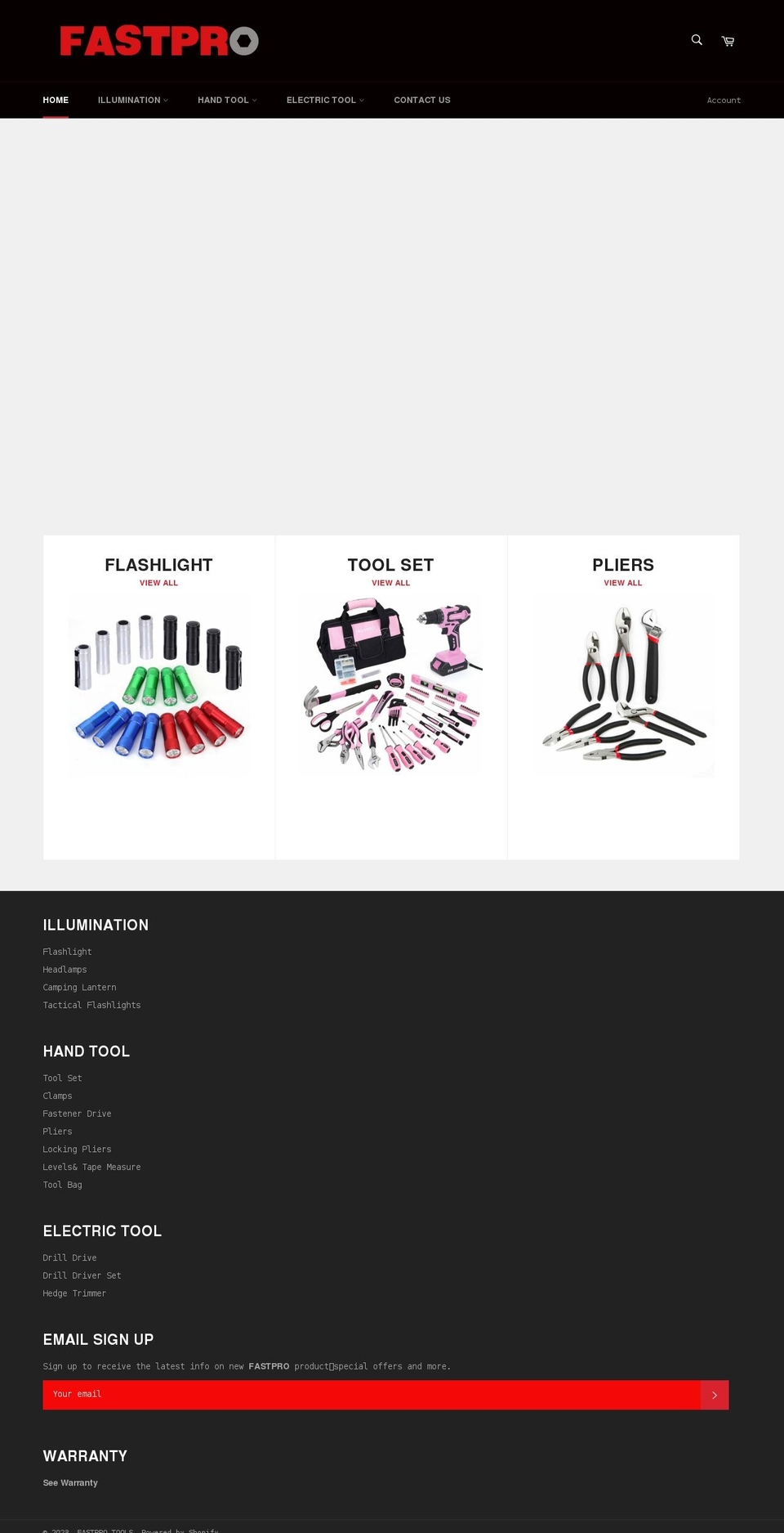 fastprotools.com shopify website screenshot