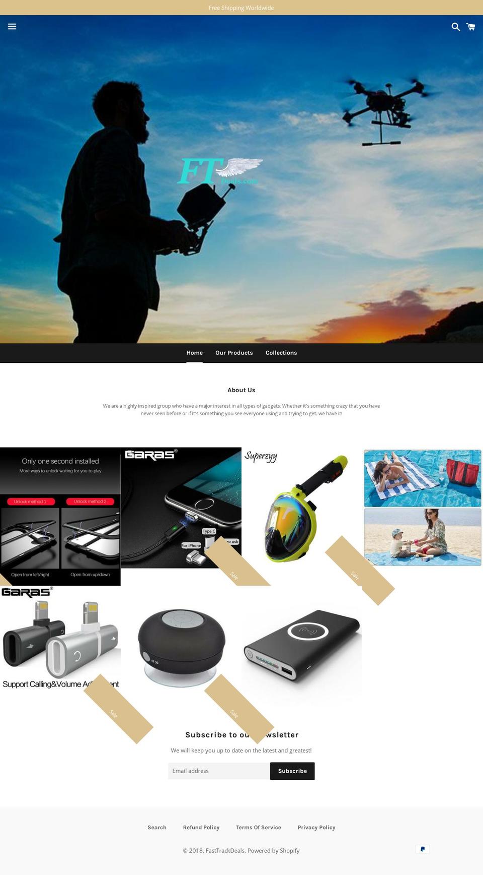 fasttrackdeal.com — Shopify storefront screenshot