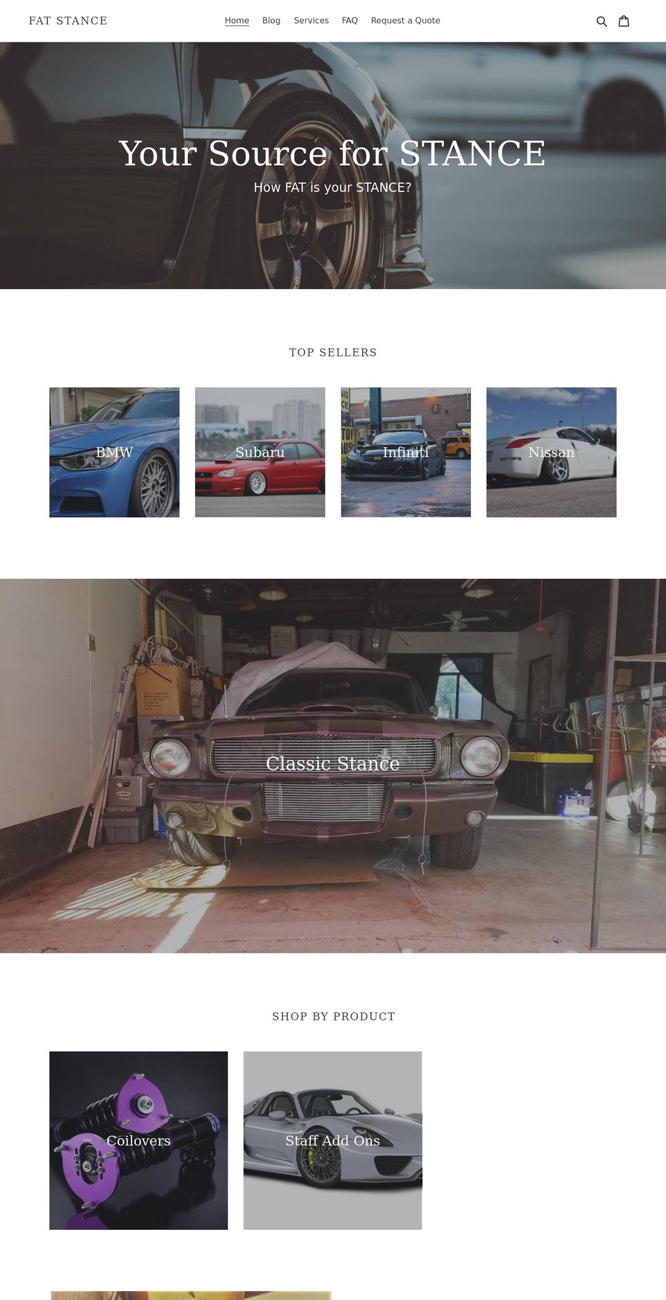 fat-stance.com shopify website screenshot