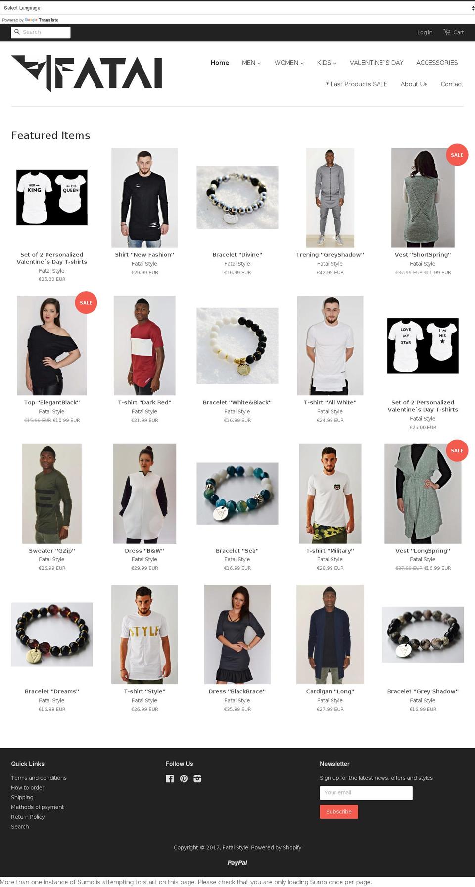 fatai-style.com shopify website screenshot