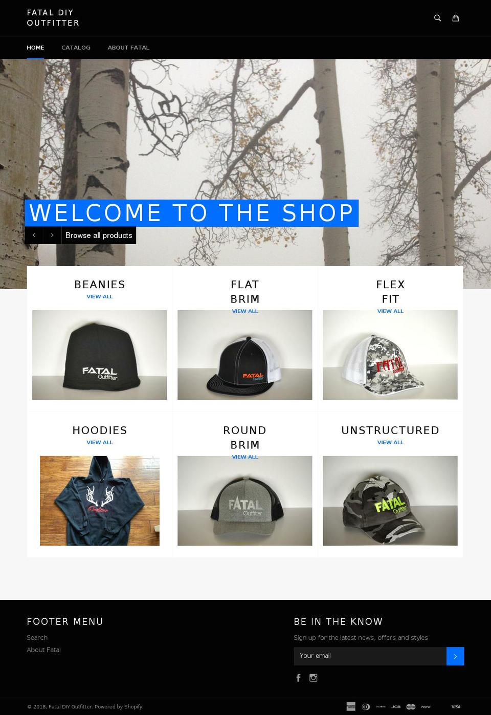 fataldiy.com — Shopify storefront screenshot