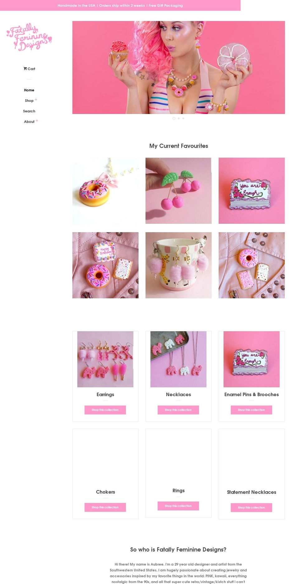 fatallyfemininedesigns.com — Shopify store on .com