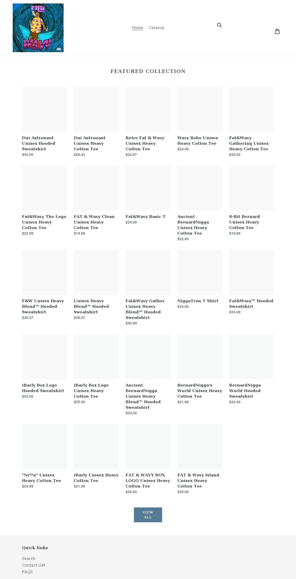 fatandwavy.com shopify website screenshot