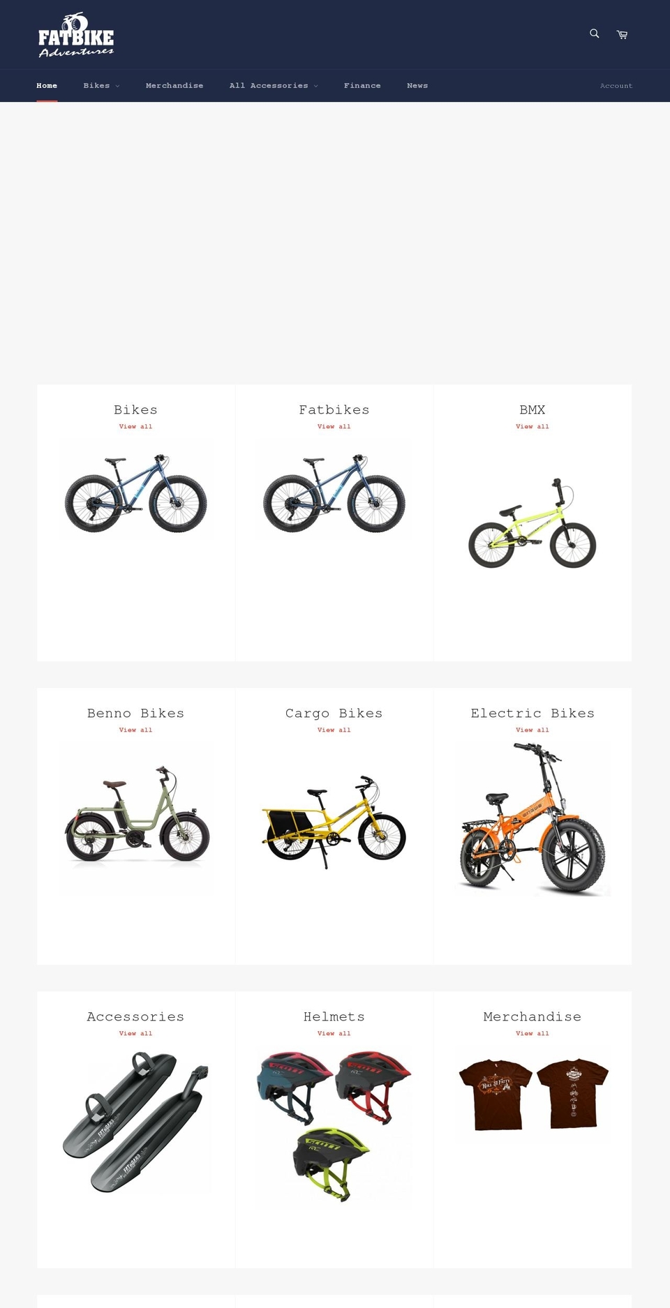 fatbikeadventures-store.com shopify website screenshot