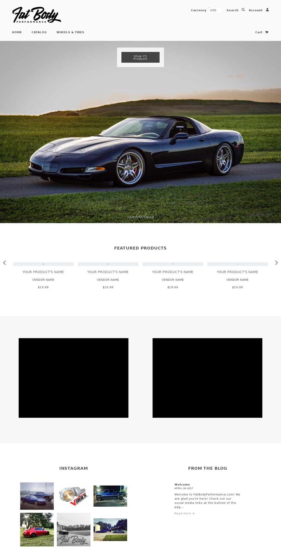 fatbodyperformance.com — Shopify storefront screenshot