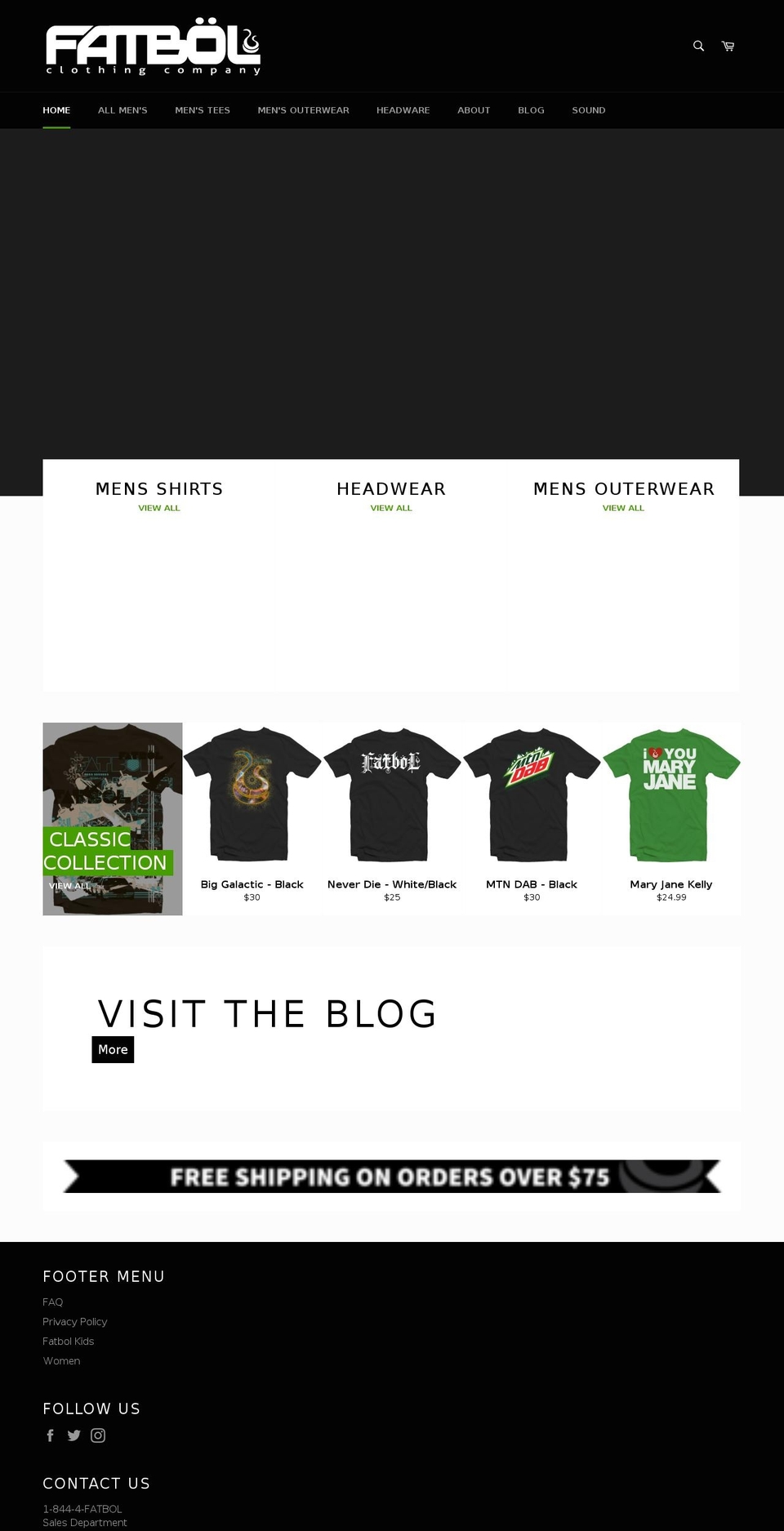 fatbol.com shopify website screenshot