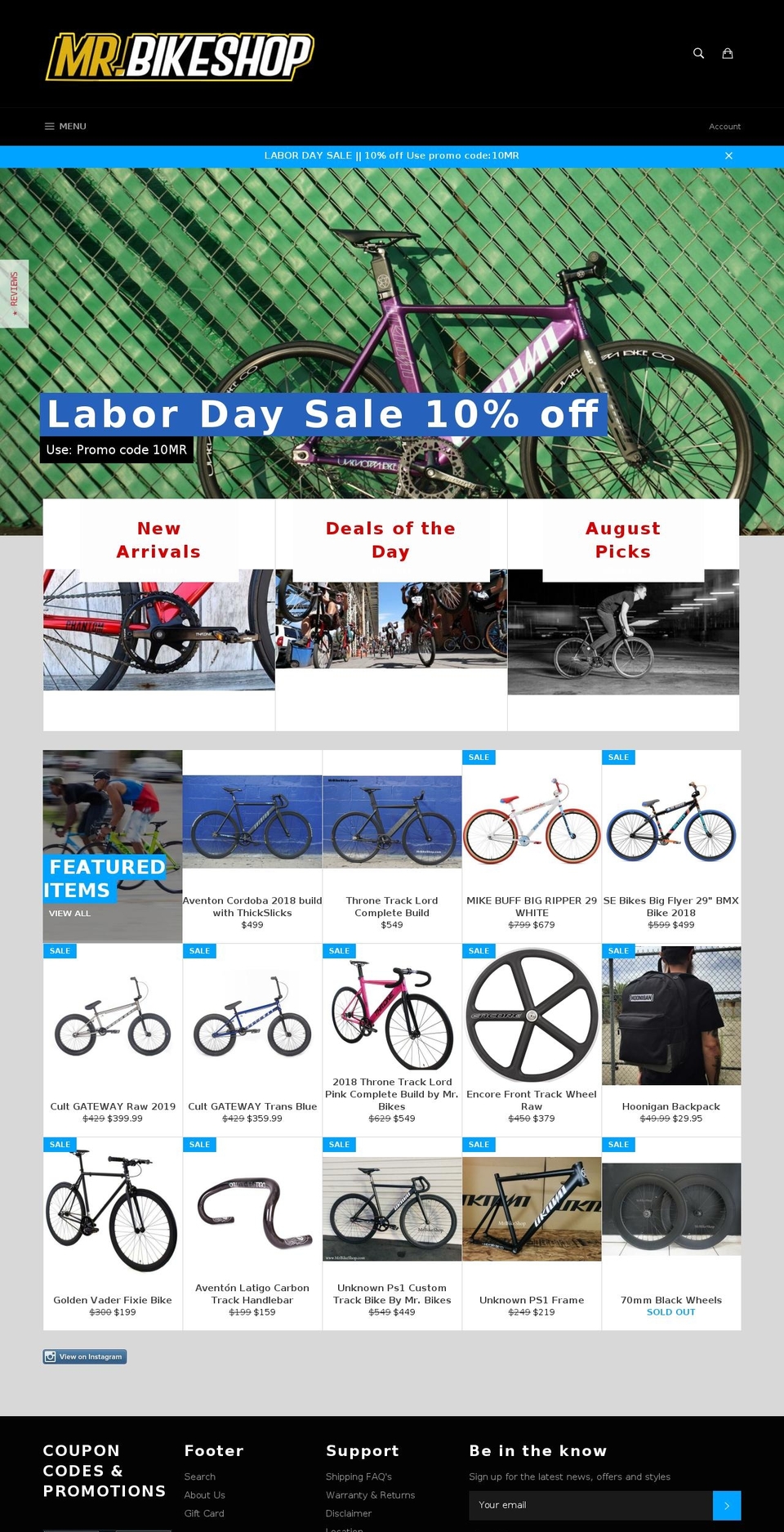 fatboyminibmxbikes.com — Shopify storefront screenshot