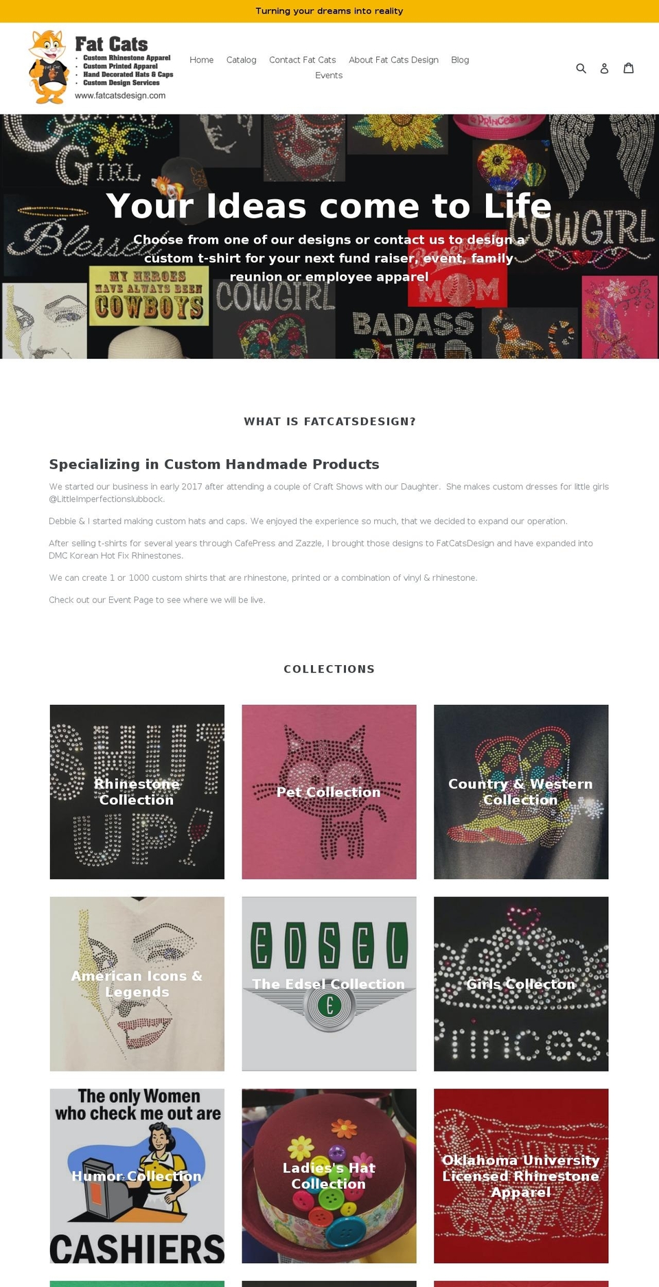 fatcatsdesign.com — Shopify storefront screenshot