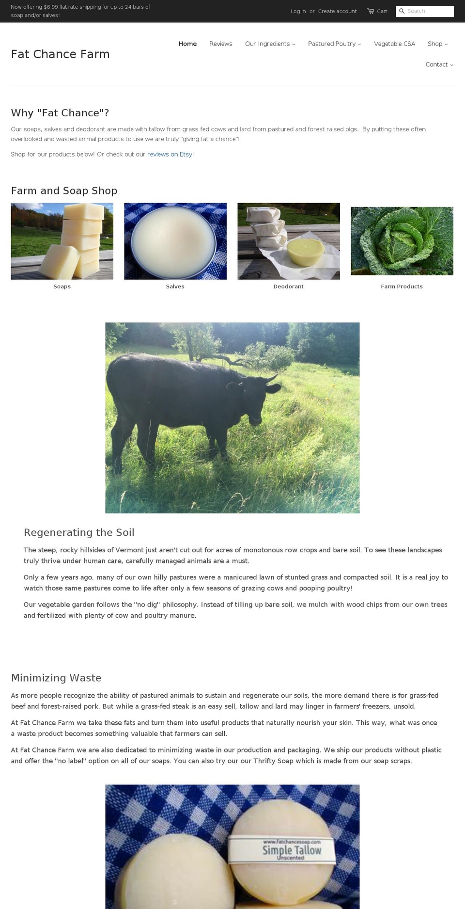 fatchancesoap.com shopify website screenshot