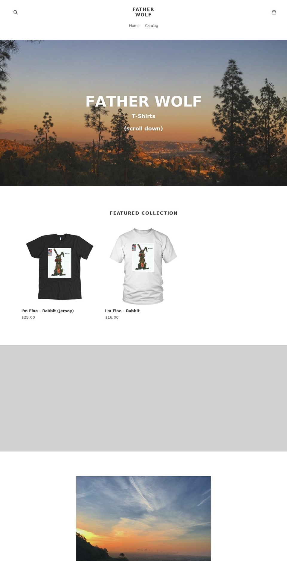 father-wolf.com — Shopify storefront screenshot
