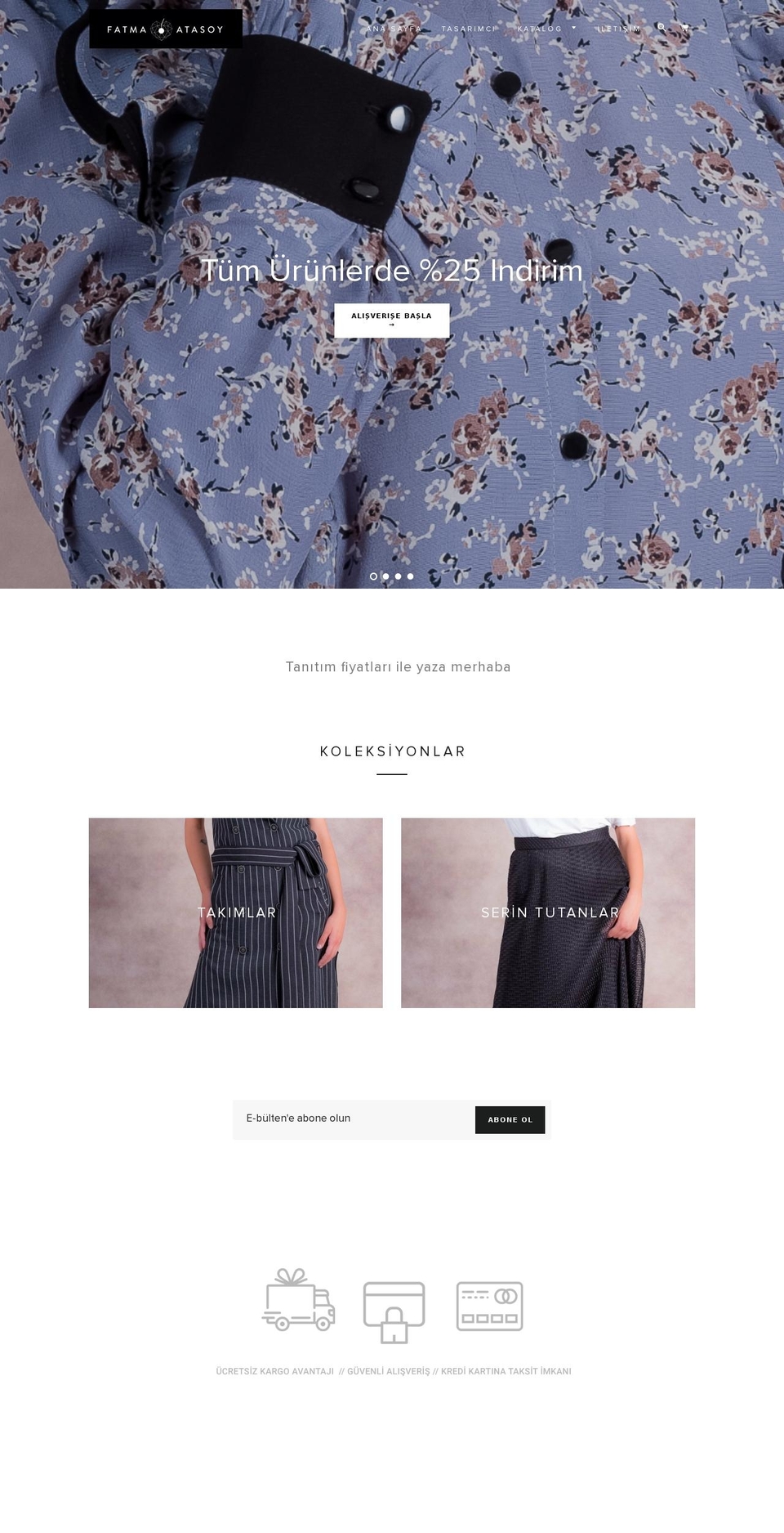 fatmaatasoy.com — Shopify storefront screenshot