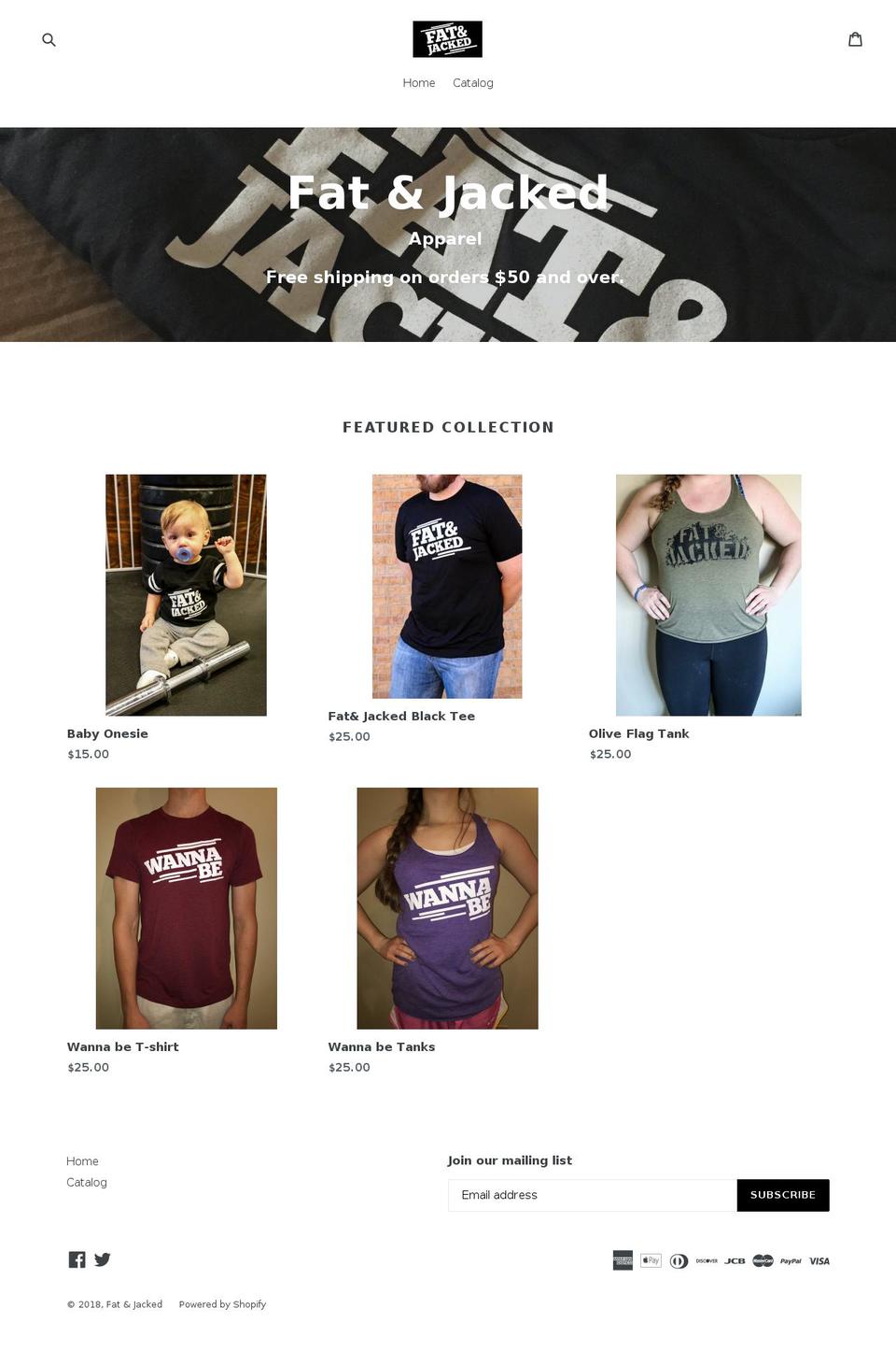fatnjacked.com — Shopify storefront screenshot