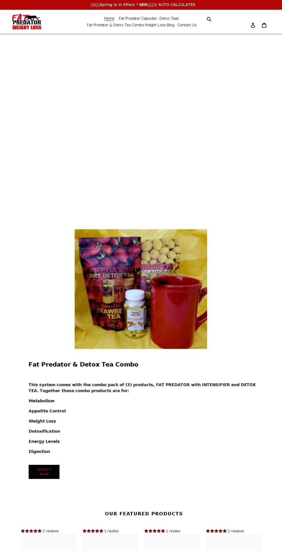 fatpredator.com shopify website screenshot