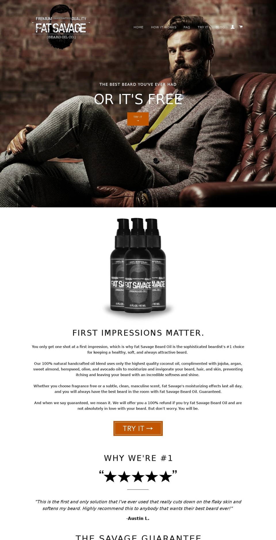 fatsavage.com shopify website screenshot