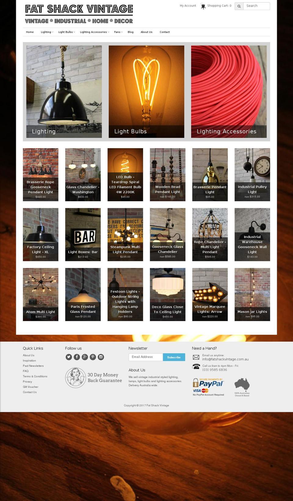 SingleSlider_FSV Responsive V2 Shopify theme site example fatshackvintage.com