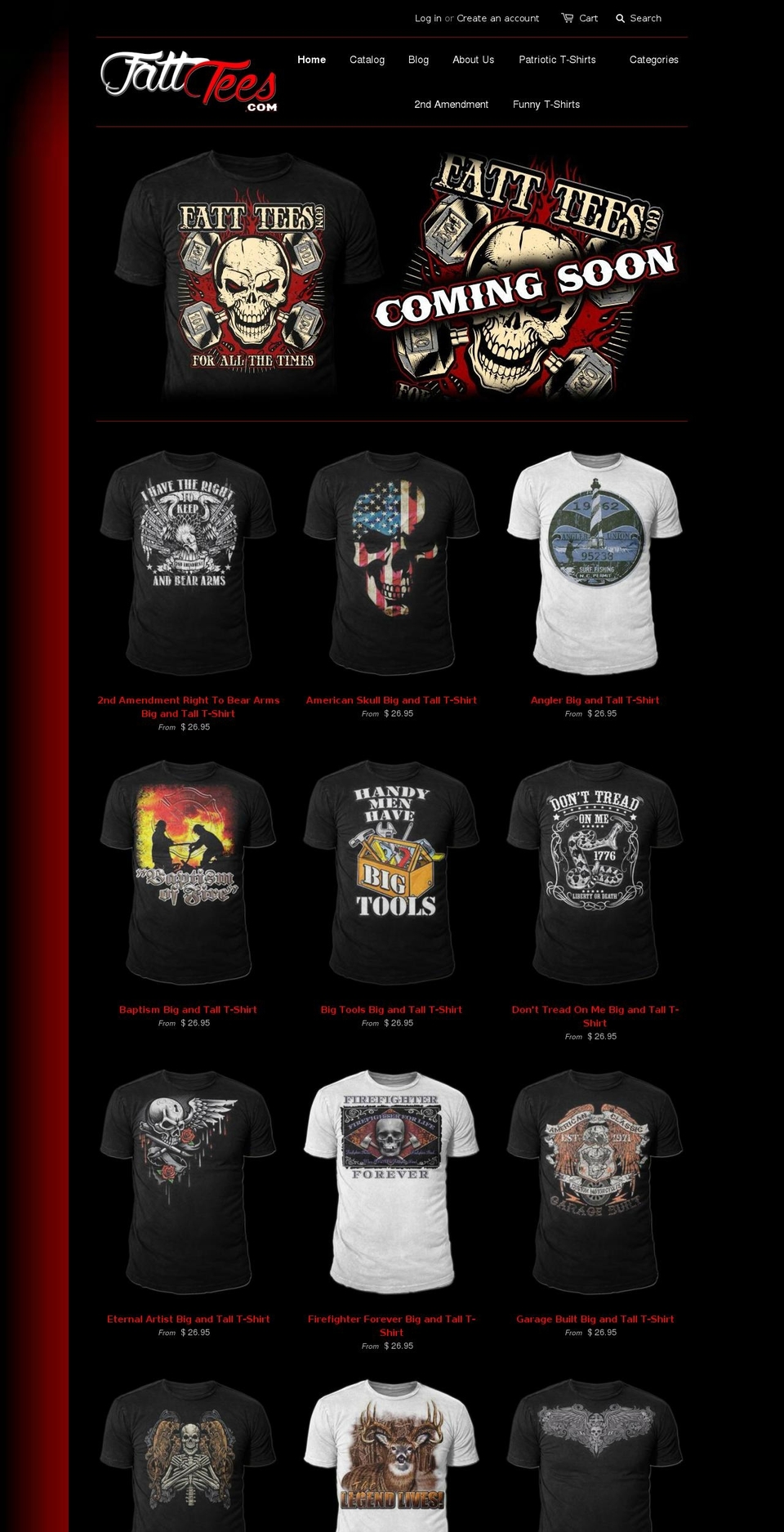 fatt-tees.com — Shopify storefront screenshot