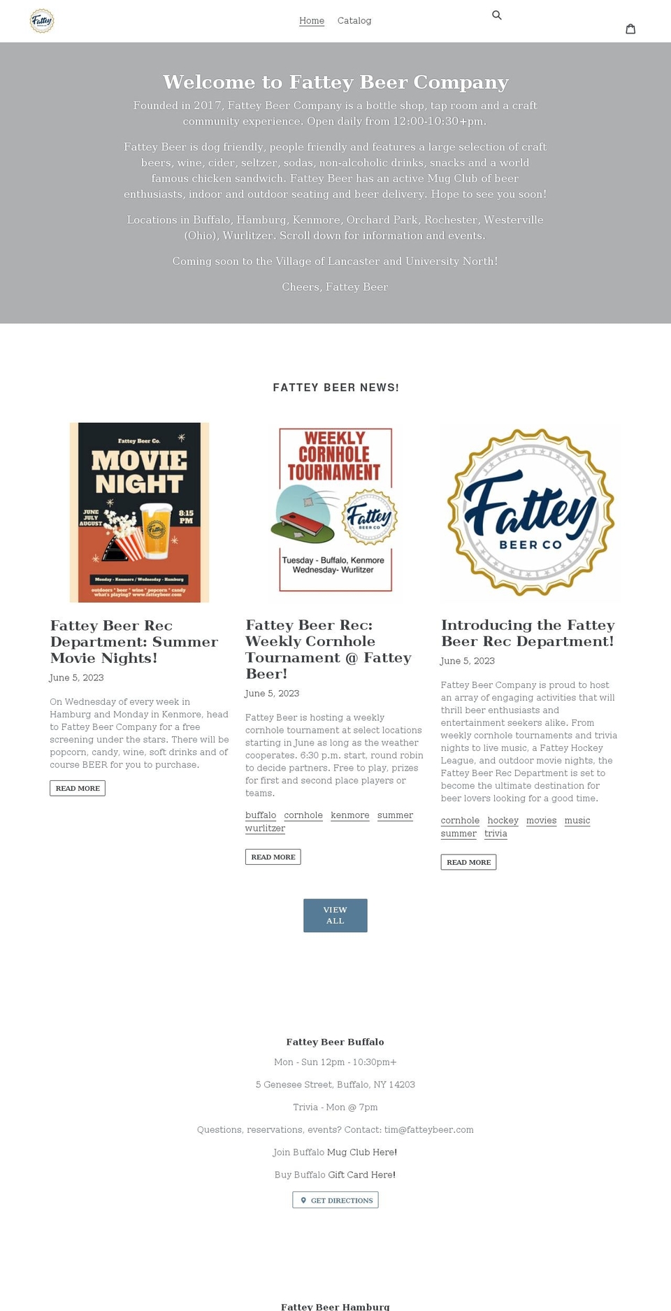 fattey-beer.myshopify.com shopify website screenshot