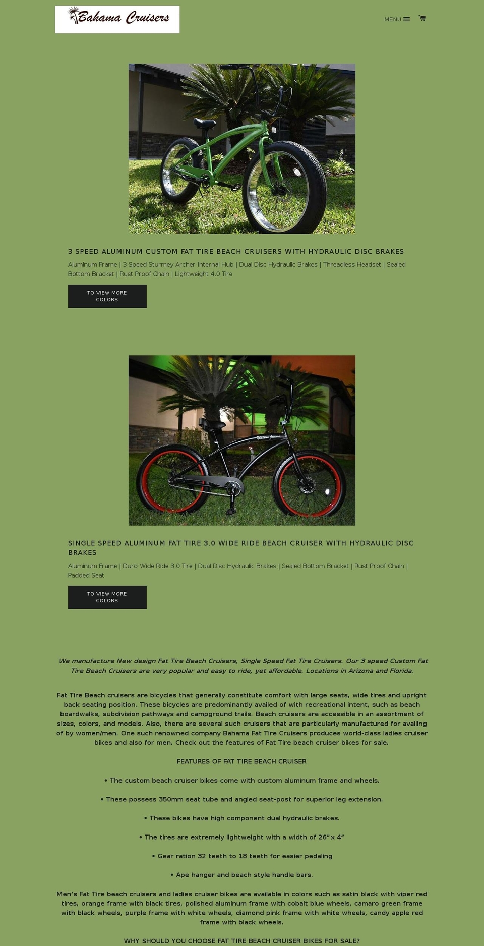 fattirecruiser.com — Shopify storefront screenshot