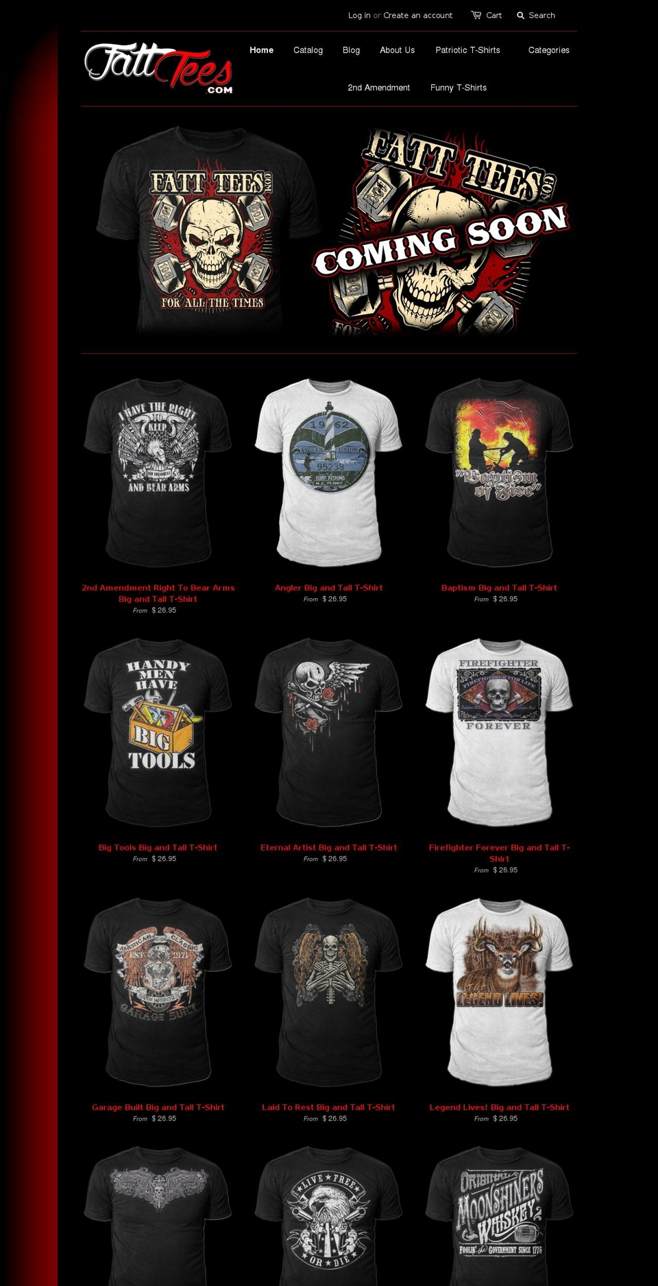 fatttees.com shopify website screenshot