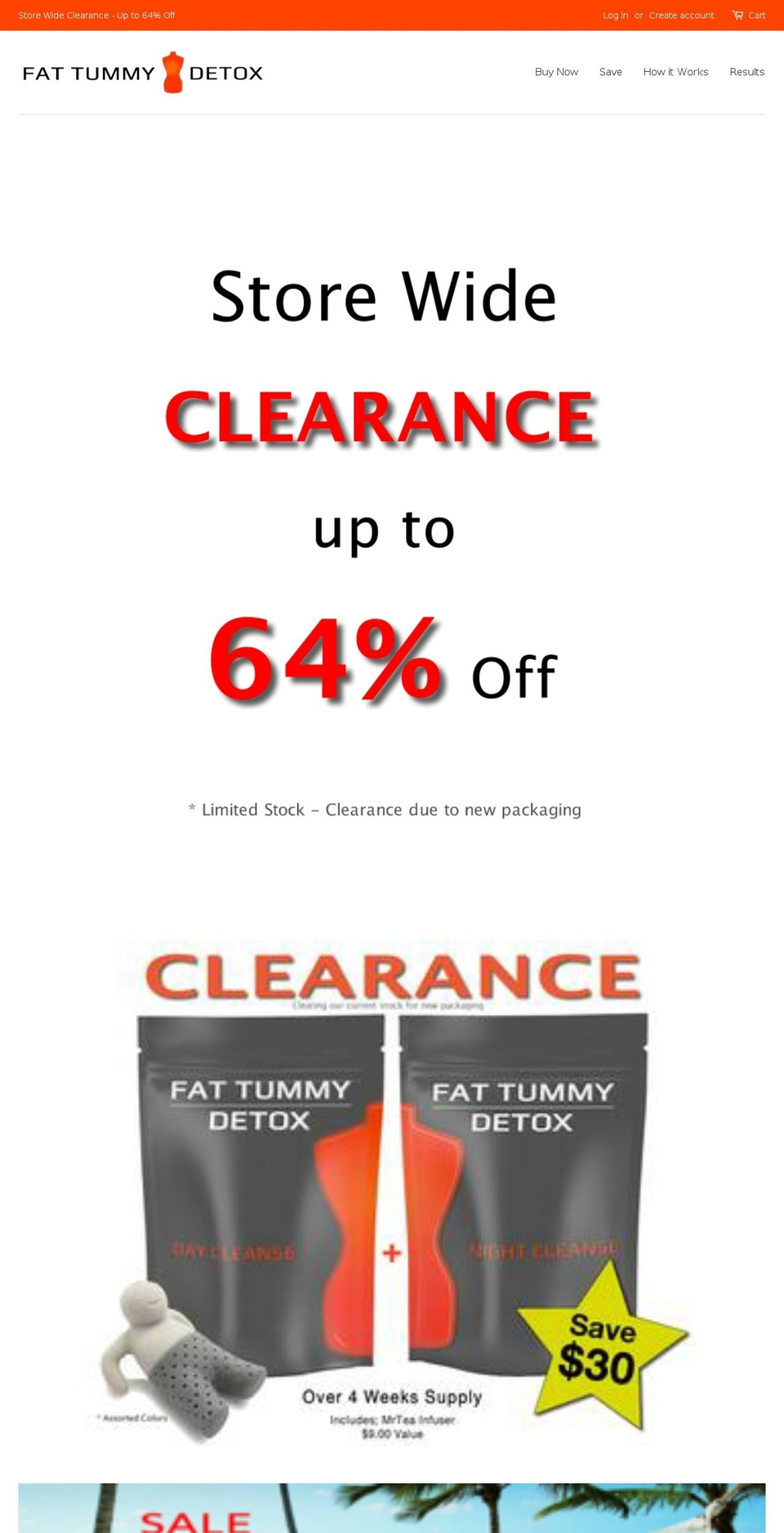 fattummytea.com — Shopify storefront screenshot